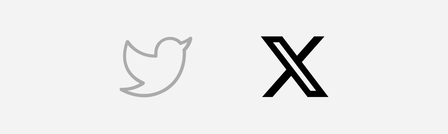 Twitter X - logo 2023